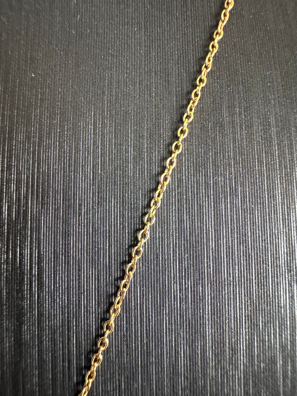Freshwater golden pearl necklace with stainless gold chains(Tarnish free & water proof)