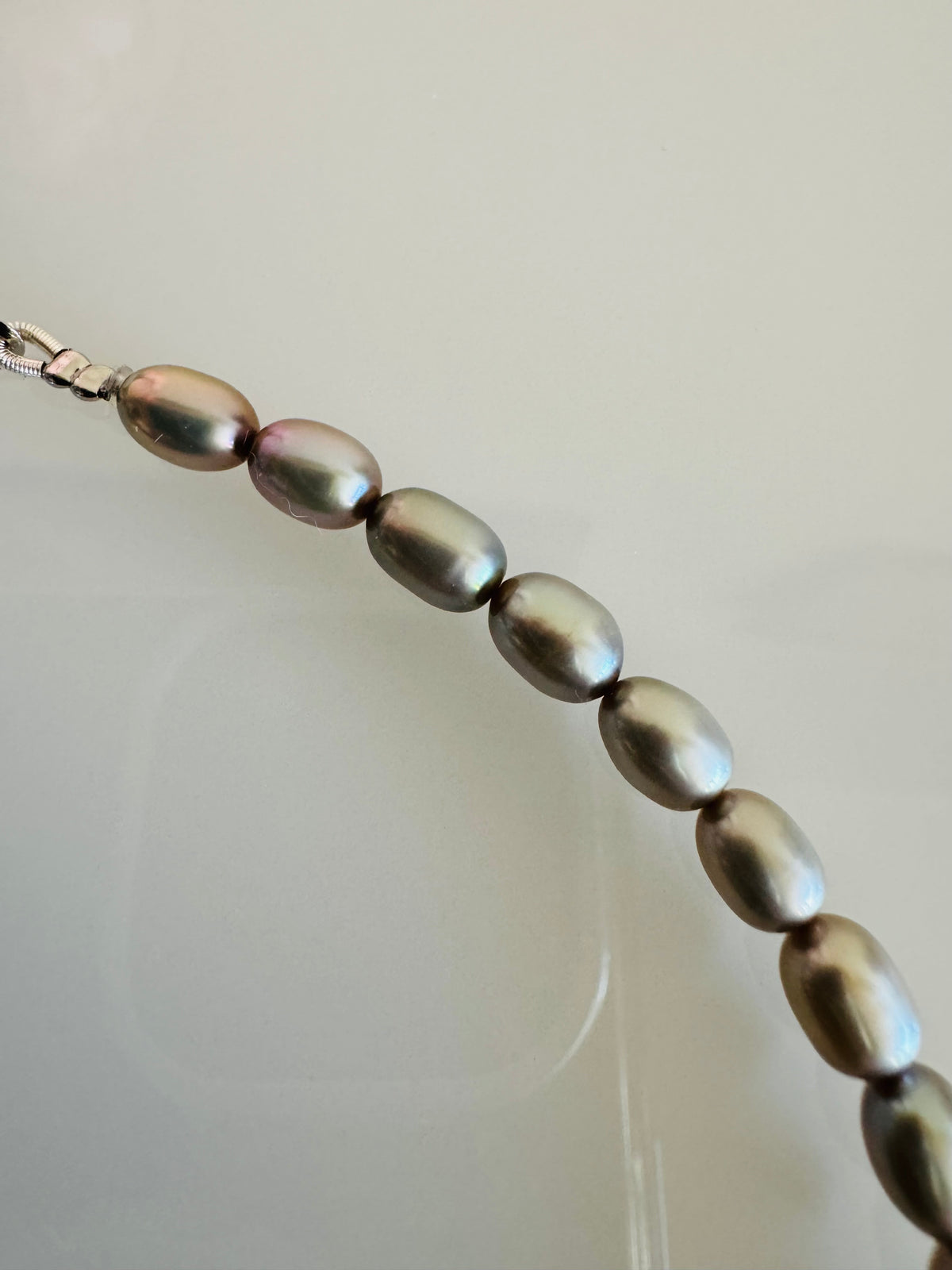 Freshwater Grey Colour Pearl Wrapping Bracelet, Real Pearl Jewellery, Waterproof Surgical Stainless Chain & Adjustable Clasps, Gift for Her