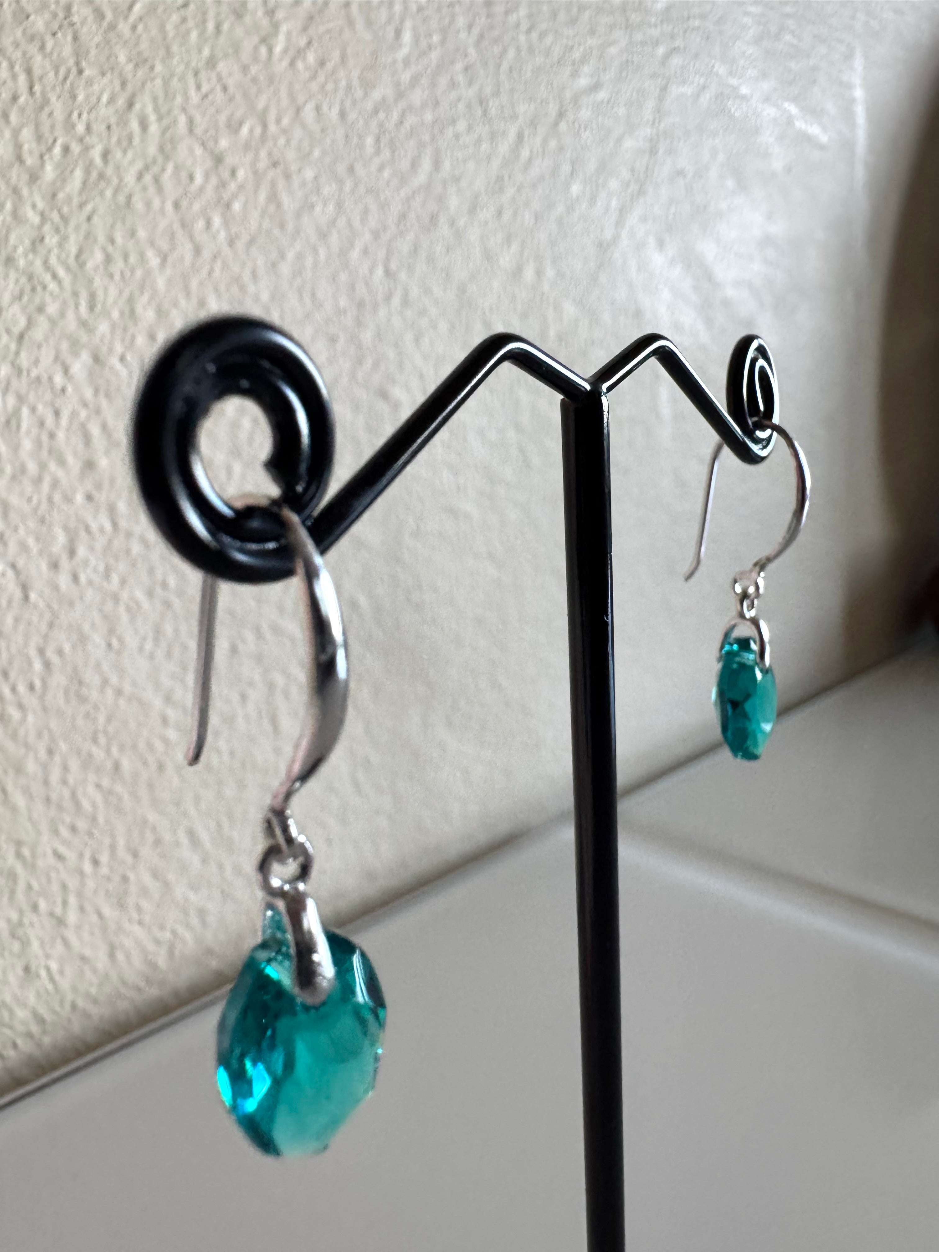Sterling silver Swarovski elements crystal earrings