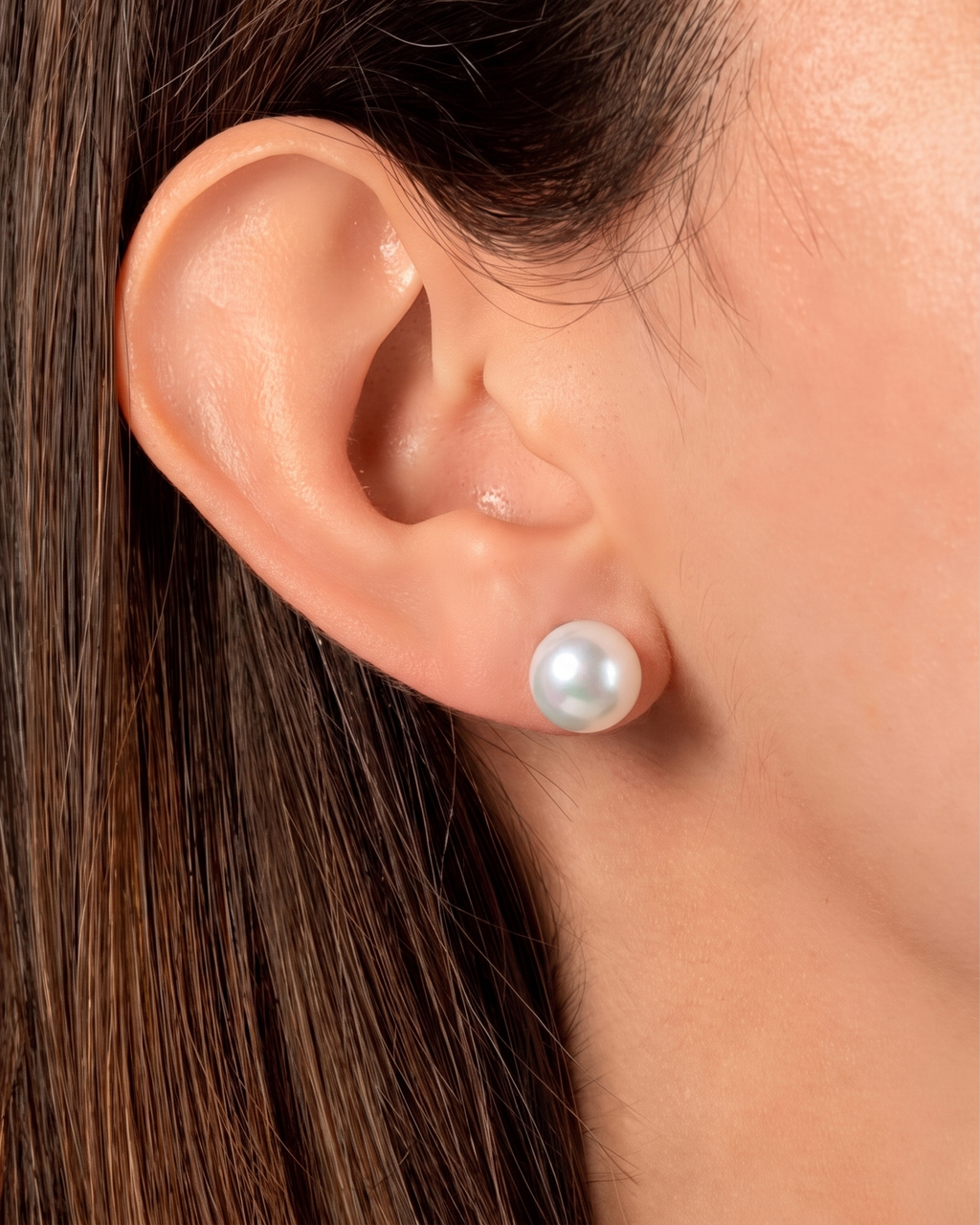 925 Silver Pearl Stud Earrings with Stainless Steel Body & Removable Jackets, Minimalist Dainty Double-Sided Earrings, Gift for Her