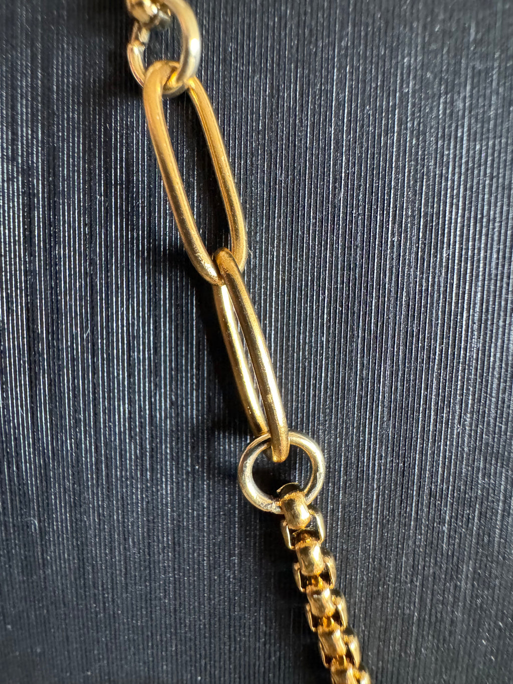 Handmade Baroque Pearl Toggle Necklace, Gold Stainless Steel Chain, Statement Jewellery