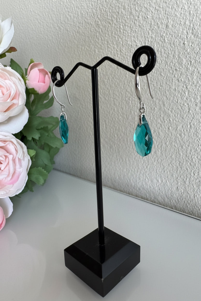 Sterling silver Swarovski elements crystal earrings