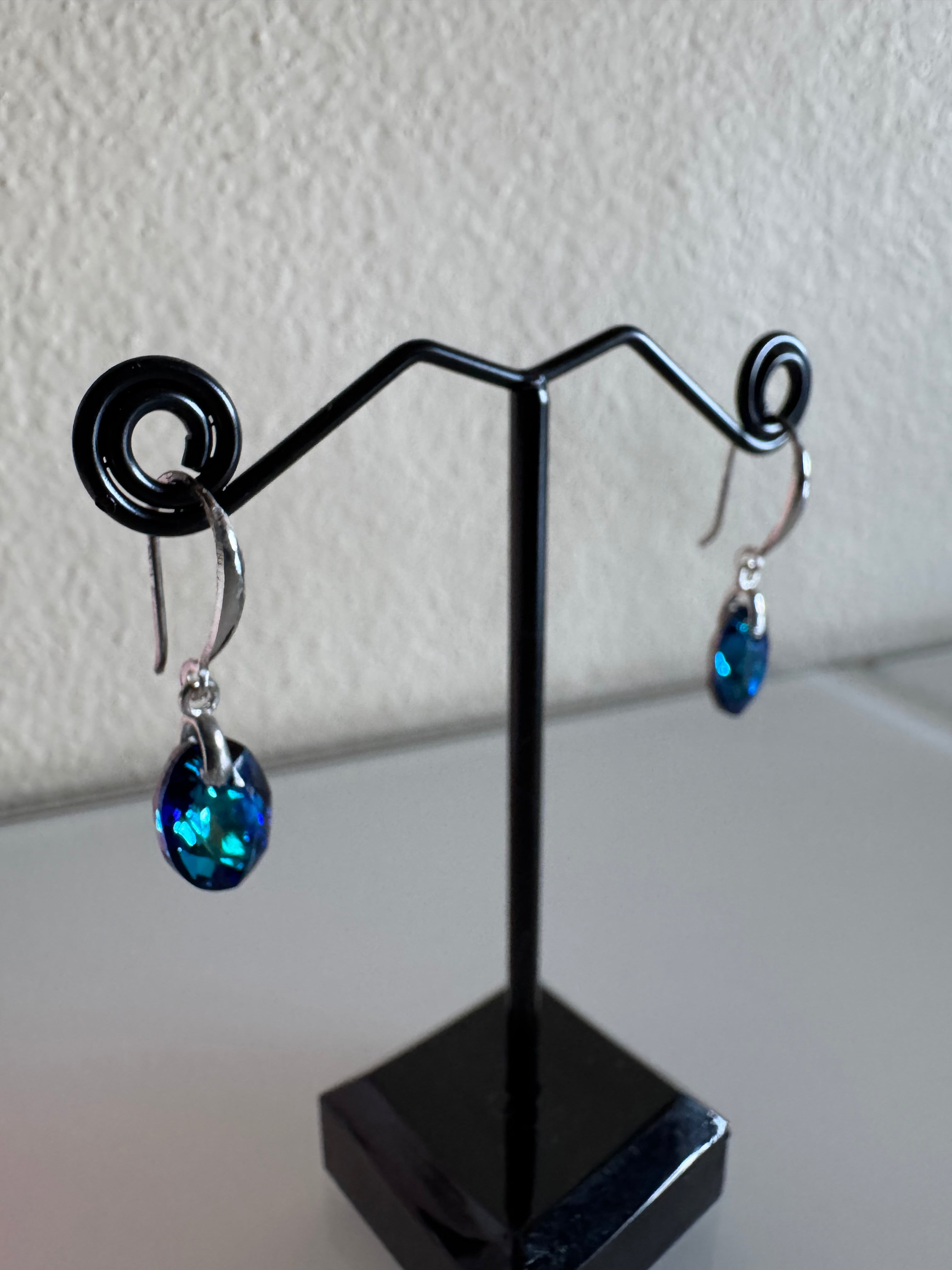 Sterling silver Swarovski elements crystal earrings