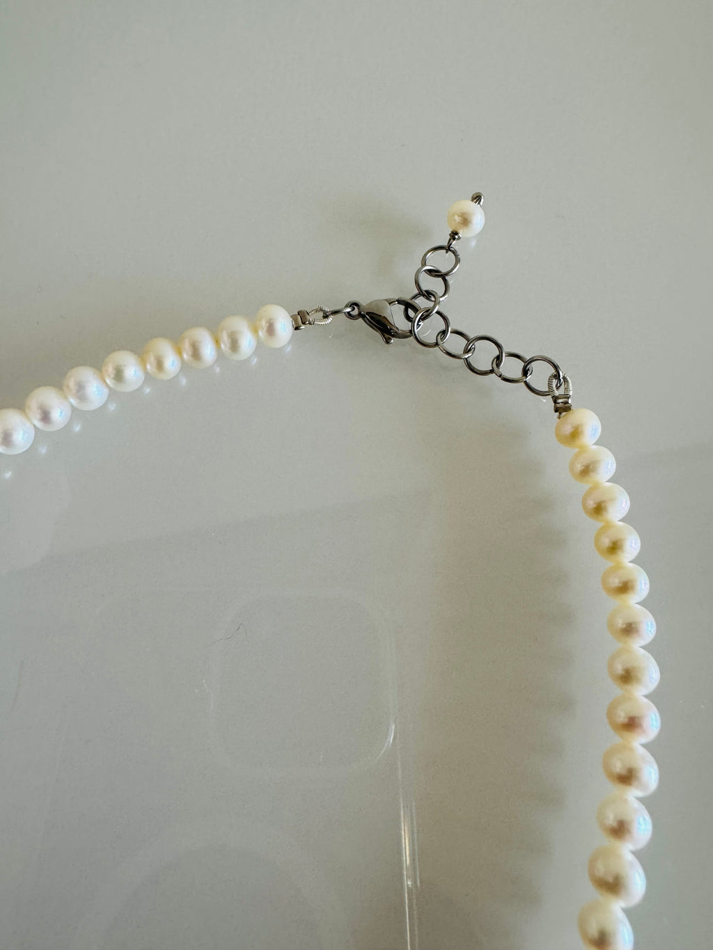 Natural Multiple Pink colours and White Freshwater Pearl Necklace, Surgical Stainless clasps, Handmade Australia