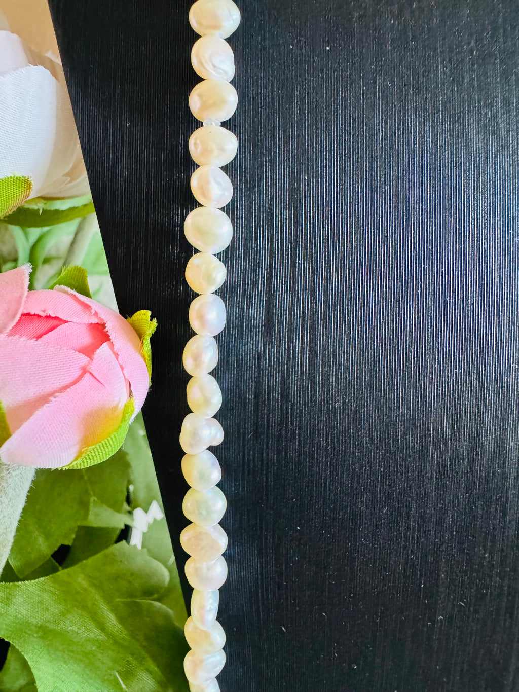 Long Freshwater Pearl Necklace With Surgical Stainless Steel Gold Chain Necklace, 3 Ways wearable Necklace, Handmade Australia, Gift for Her