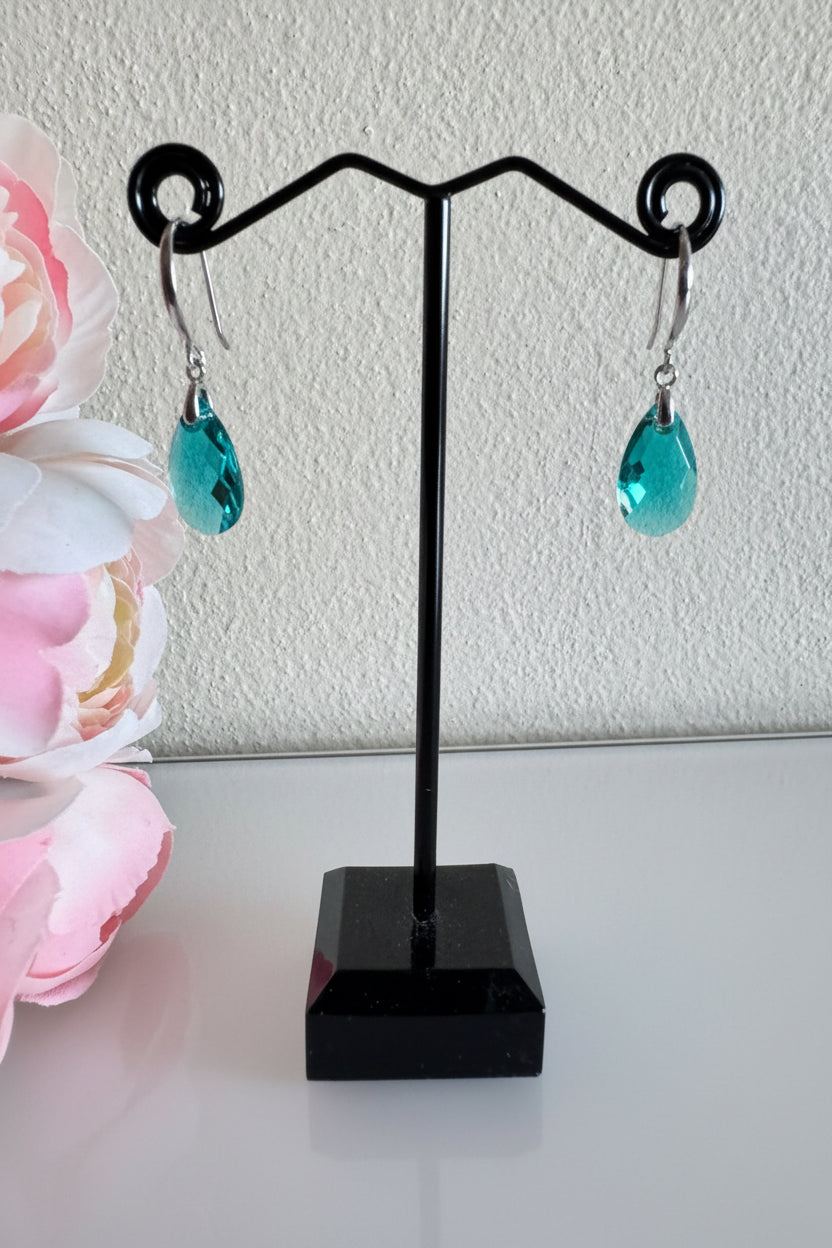 Sterling silver Swarovski elements crystal earrings