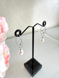 Sterling silver freshwater pearl earrings