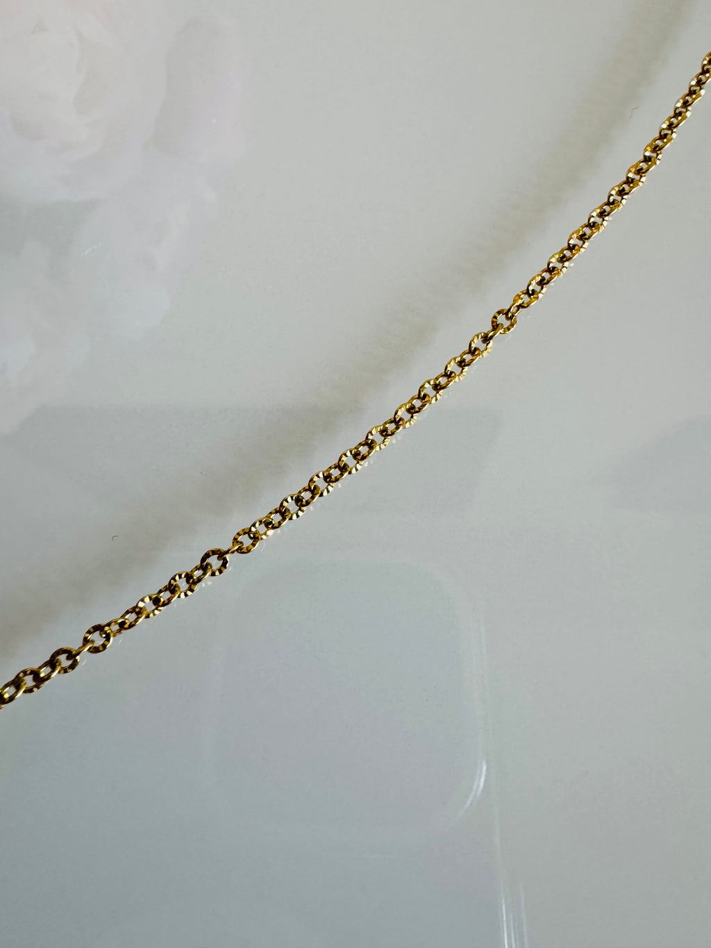 Handmade Freshwater Pearl Necklace, Gold Surgical Stainless Steel Chain Choker, Tarnish Free, Waterproof Necklace, Minimalist Dangle Jewelry