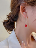 Sterling silver Swarovski elements crystal earring