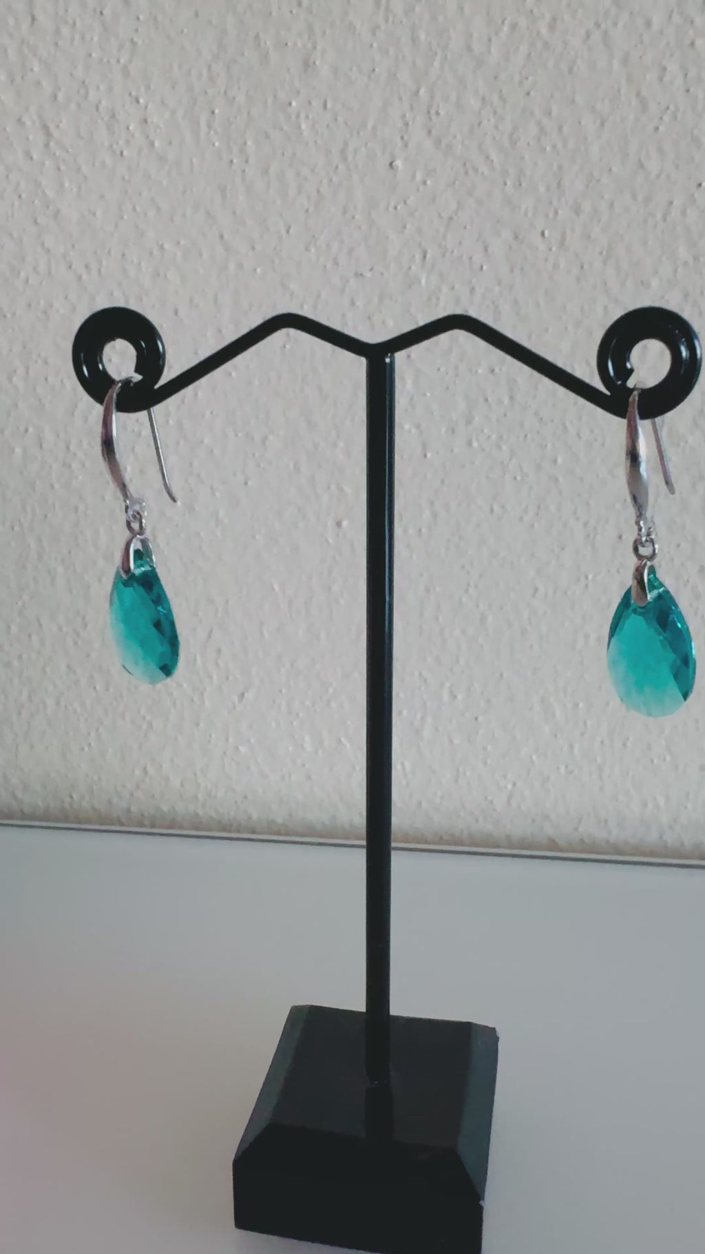Sterling silver Swarovski elements crystal earrings