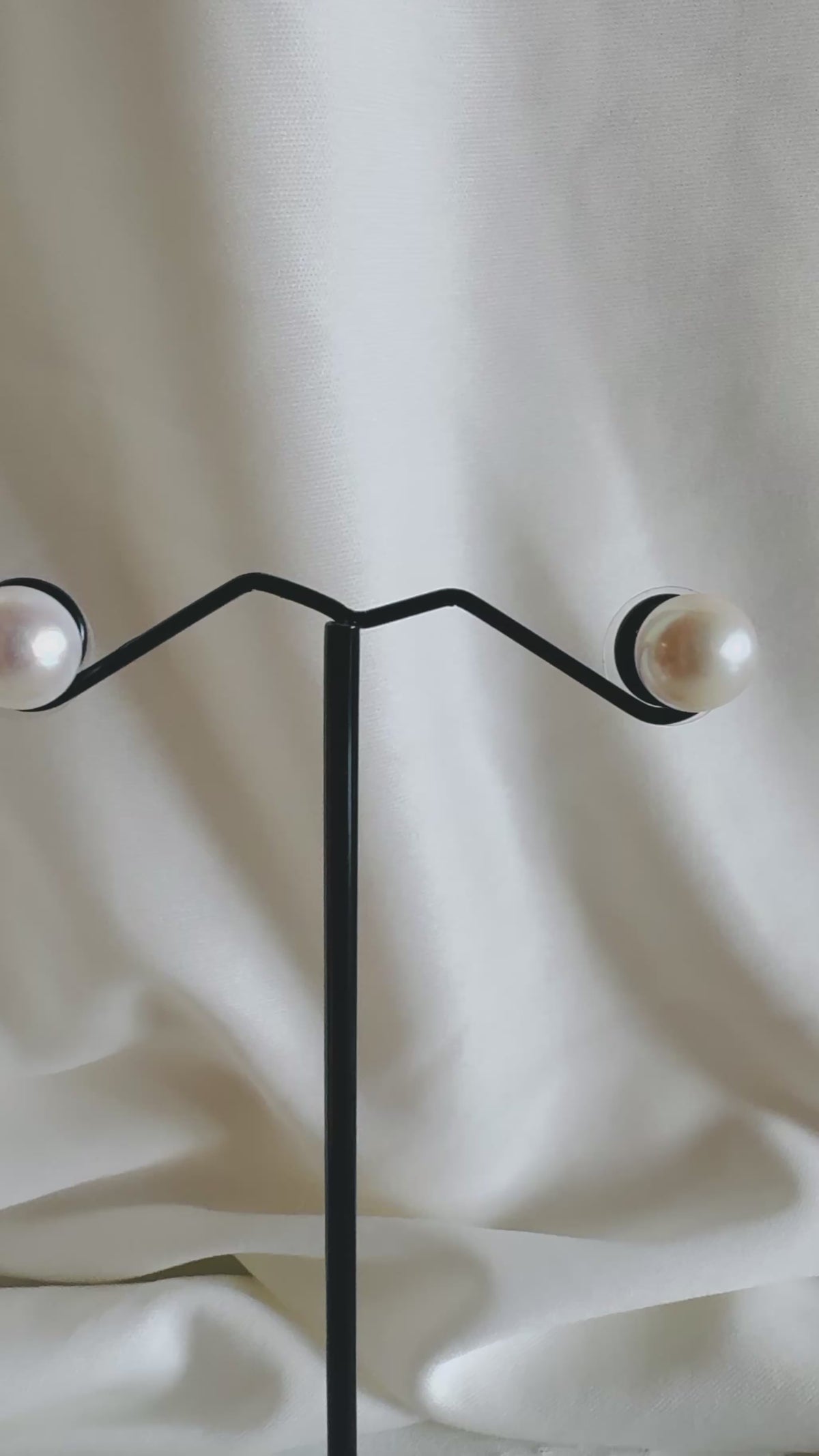925 Silver Pearl Stud Earrings with Stainless Steel Body & Removable Jackets, Minimalist Dainty Double-Sided Earrings, Gift for Her